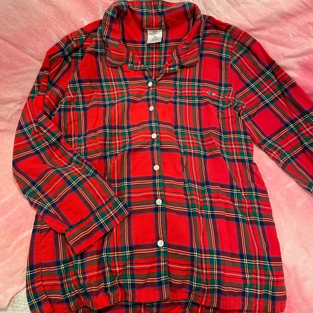 Vineyard Vines Flannel - Size Small